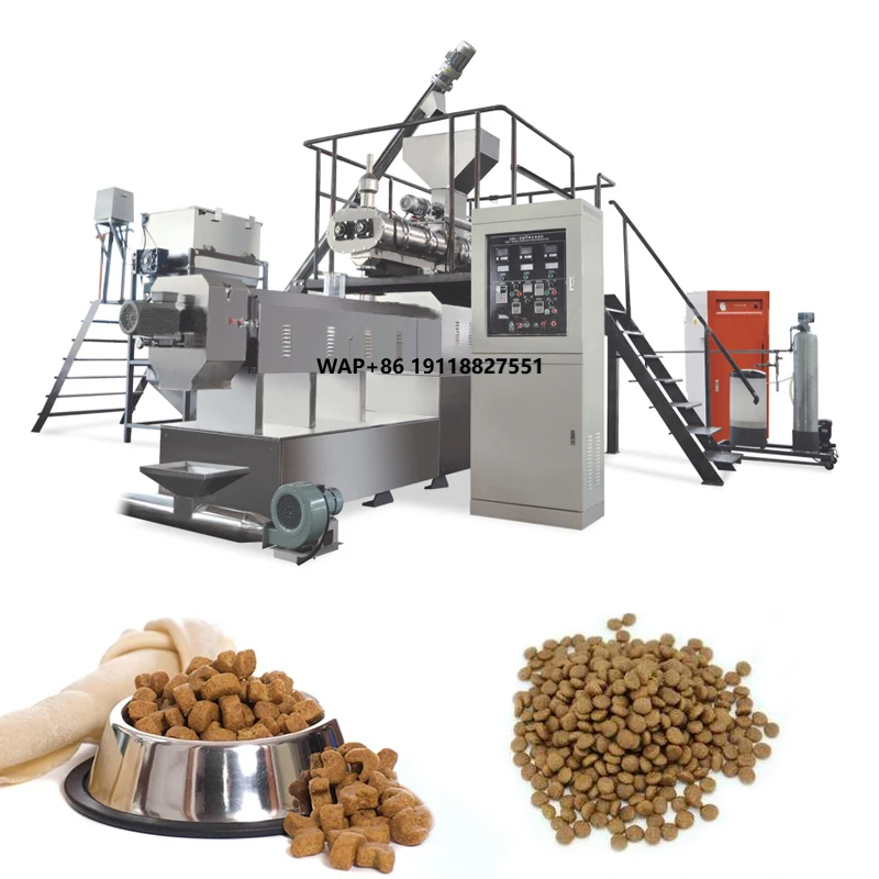 Pet Supplies Usa - Vollautomatische Fabrikversorgung Tierfutter-Verarbeitungsmaschine Hundefutter-Herstellungsmaschine