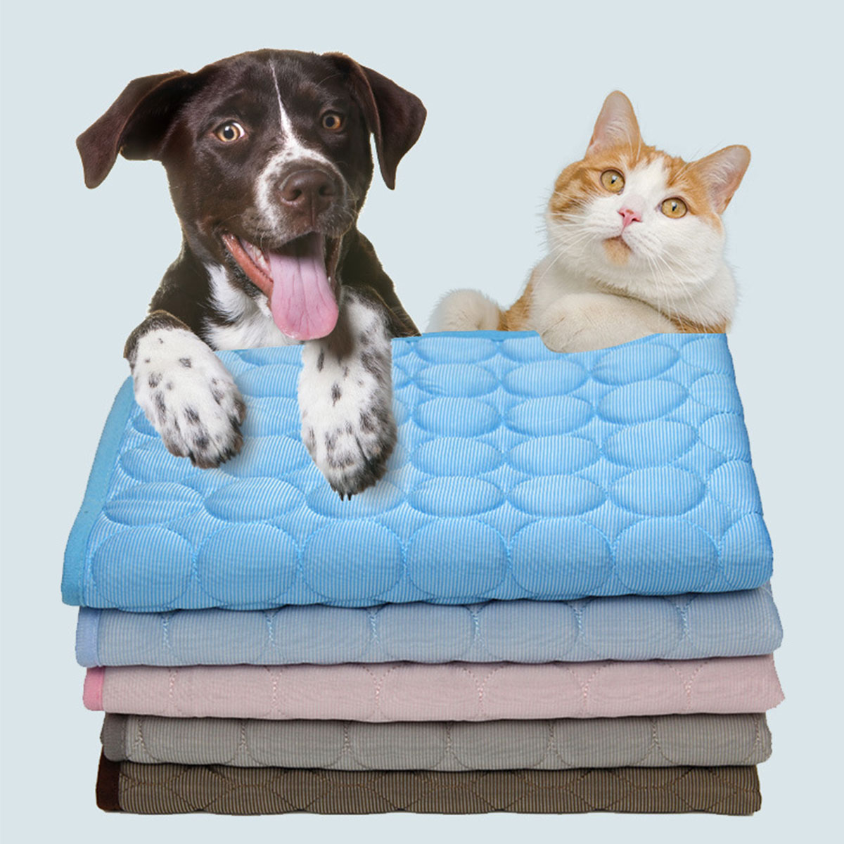 Dog Cooling Mat - Haustier-Kühlmatte für den Sommer, Katzen- und