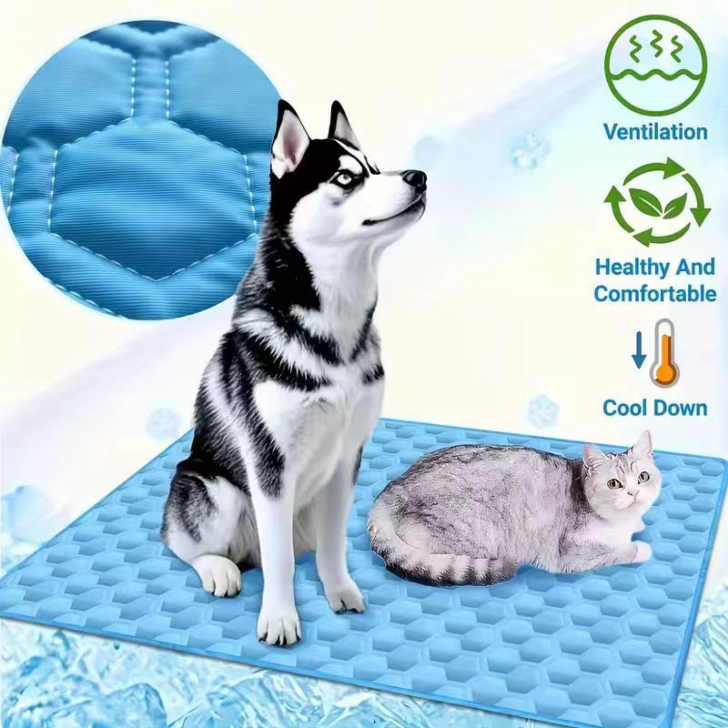 Sommer-Kühlmatte für Haustiere – Dog Cooling Mat Bewertung und Preis