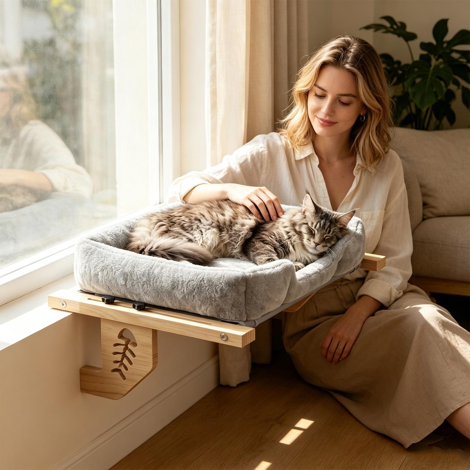 Katzenfensterliegeplatz mit Pl – Cat Window Perch Bewertung und Preis