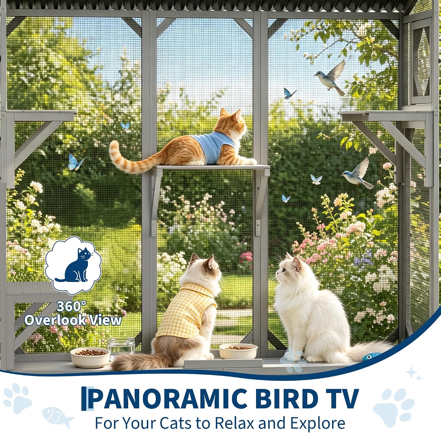 68 Zoll Fenster-Catio aus Holz – Cat Window Perch Bewertung und Preis