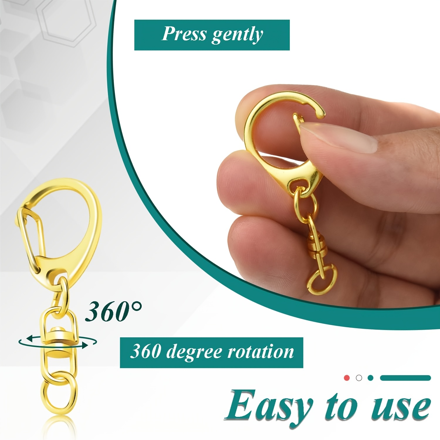 60 Stück Goldene Schlüsselanhä – Pet Supplies Usa Bewertung und Preis