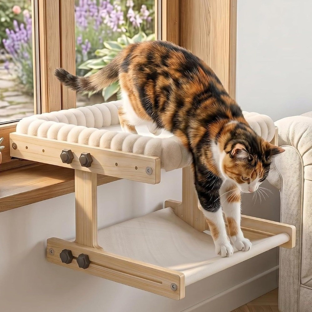 Einfach zu montierende, verste – Cat Window Perch Bewertung und Preis