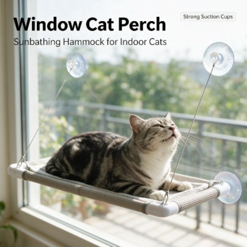 Stark haftende Katzen-Fensterh – Cat Window Perch Bewertung und Preis